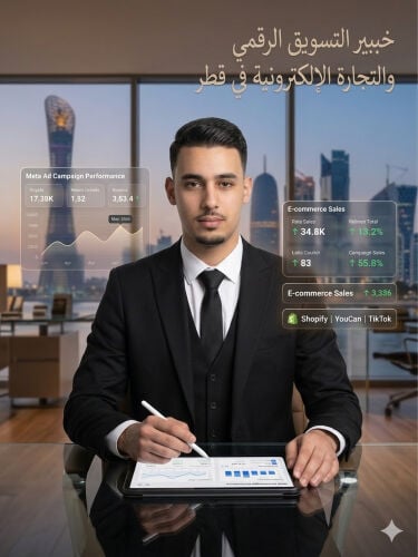 خبير تسويق رقمي وإدارة حملات إعلا