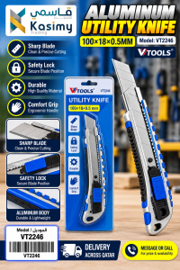 VT18mmAluminium Utility Knife