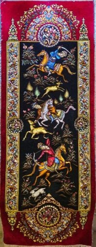 Persian handmade wall carpet