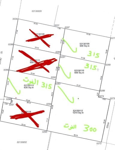 اراضى باللقطه منطقة البديع