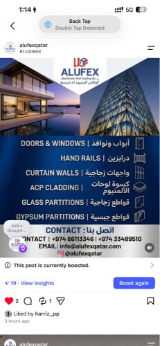 All kind of Aluminum and glass work