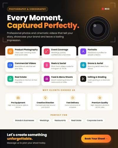 Photography and Videography