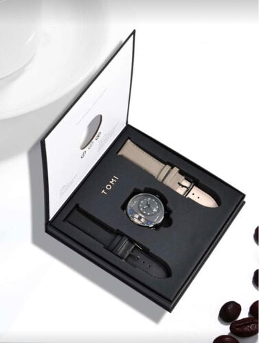 TOMI Creative Face Gear Men's Watch