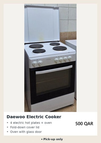 Cooker with oven