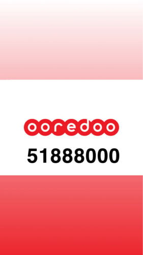 Two Ooredoo numbers for sale, never