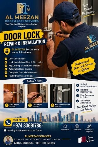 Professional Door Closer, Door Lock