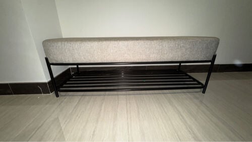bench with shoe storage