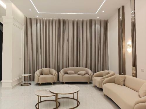 Custom Furniture, Curtains, Carpet