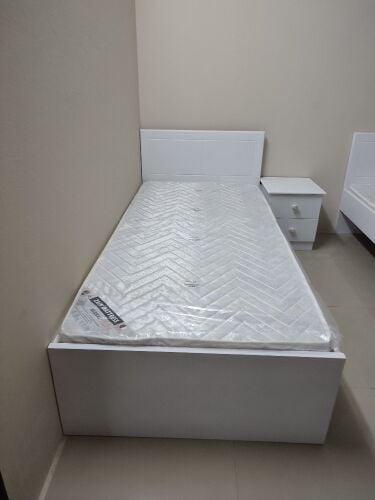 New Single Bed, Cupboard, mattres