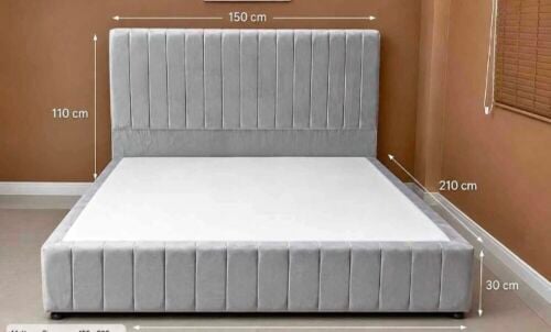 luxury bed frame and mattress
