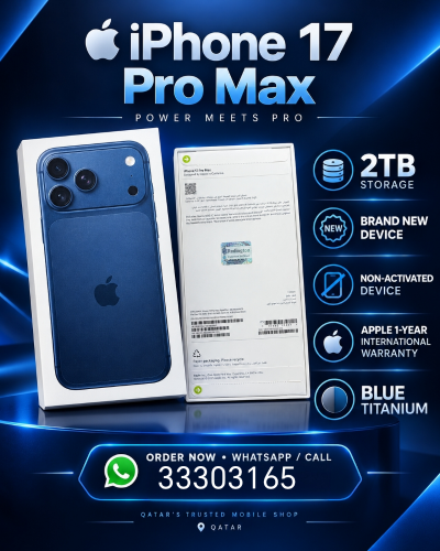 iphone 17 pro max 2tb new