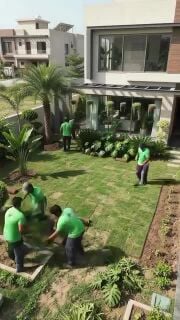 عمل اجمل الحدائق