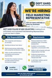 MARKETING REPRESENTATIVE
