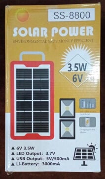 solar charger with light 