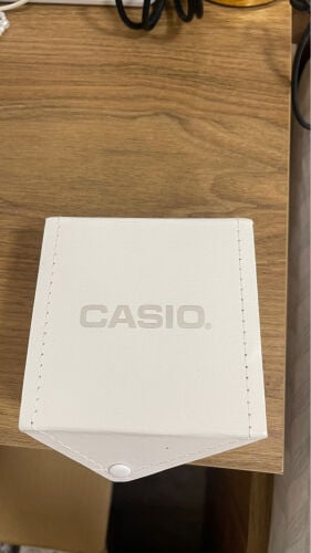 Silver Casio Watch – White Dial