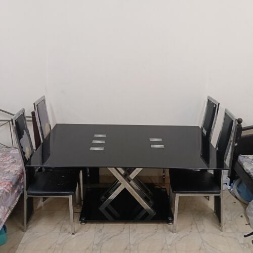 BIG TABLE WITH 4 CHAIRS