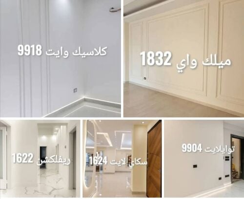 صبغ داخلي وخارجي وديكورات وبراويز