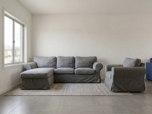 IKEA Grey Sofa Set for Sale  