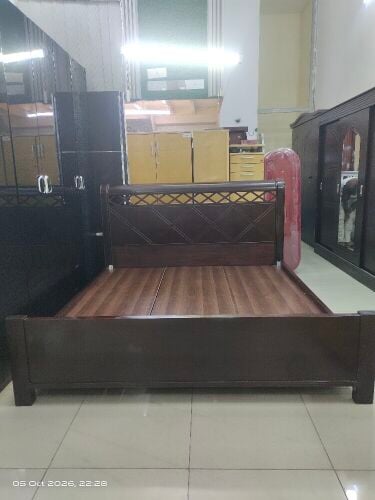 King size bed with mattress for sa