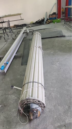 Electric Roller Garage Door with Mo