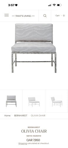Authentic THAT’S LIVING "chairs