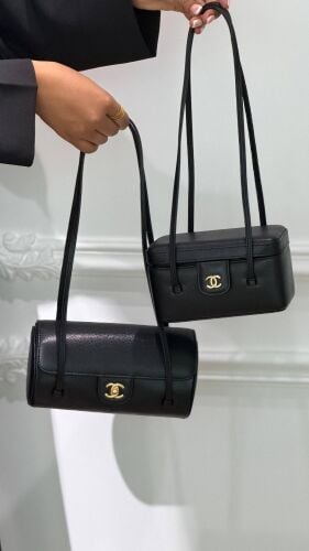 COCO Small Preppy Shiny Caviar
