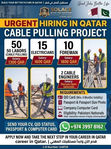 Foreman, Electrician,General Helpe