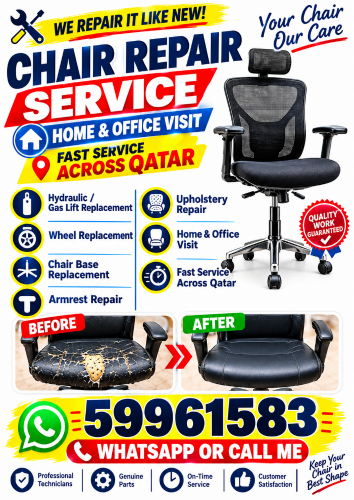 office Chair repairing service.