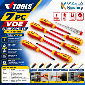 7PieceVDEScrewdriverSetwithTester