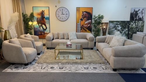 midas brand luxurious 8 seater sofa