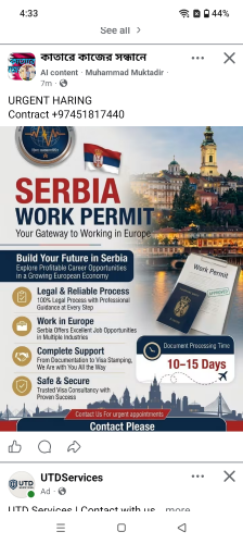 work permit and tourist visa