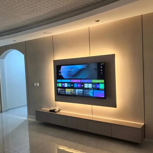 Modern TV Media Wall