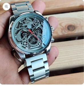 TAG HEUER CR7 SILVER WATCH