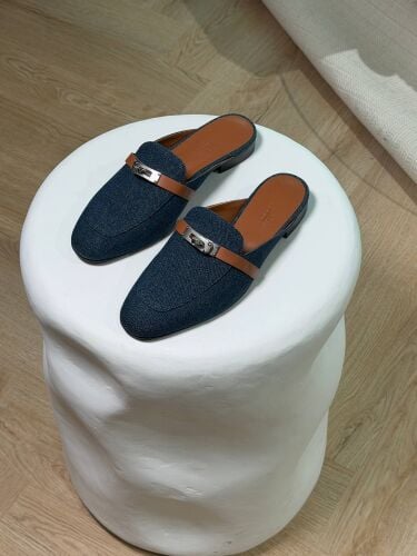 HMS Oz Mule Bleu Brut / Gold