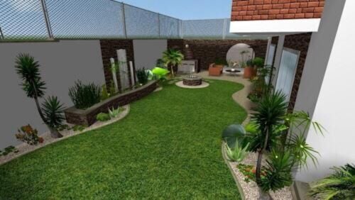 تصميم احدث ديكور للحدائق