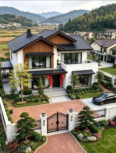 تصميم احدث ديكور للحدائق