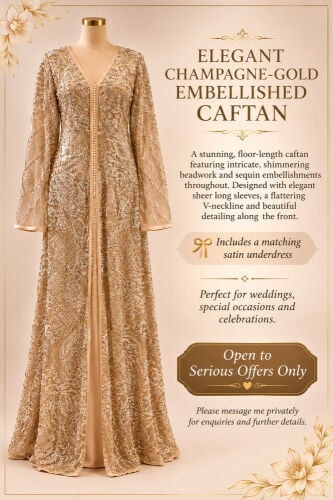 beautiful hand made dress with silk