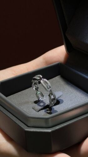 MSK Move Link Multi Pave  Ring